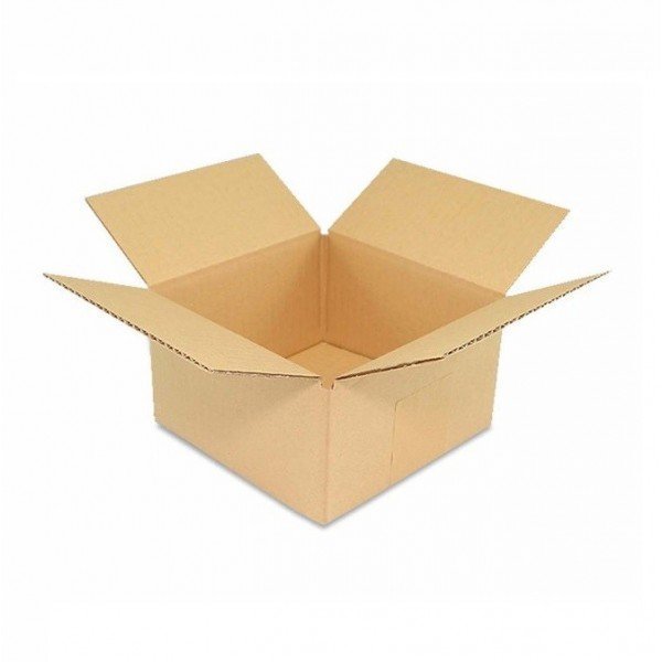 caja de cartón canal simple